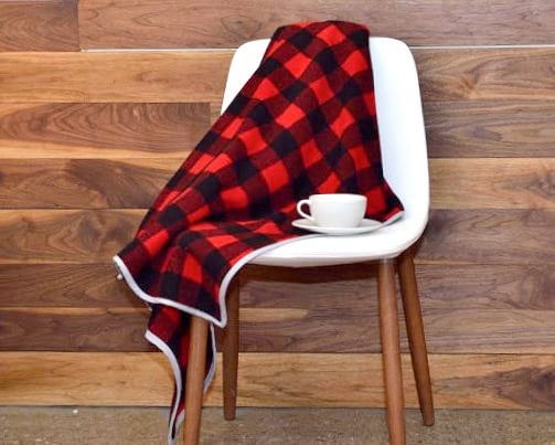 Sewn Natural Cabin Blanket