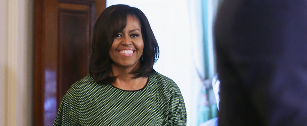 Michelle Obama Wears Michael Kors Dress Again