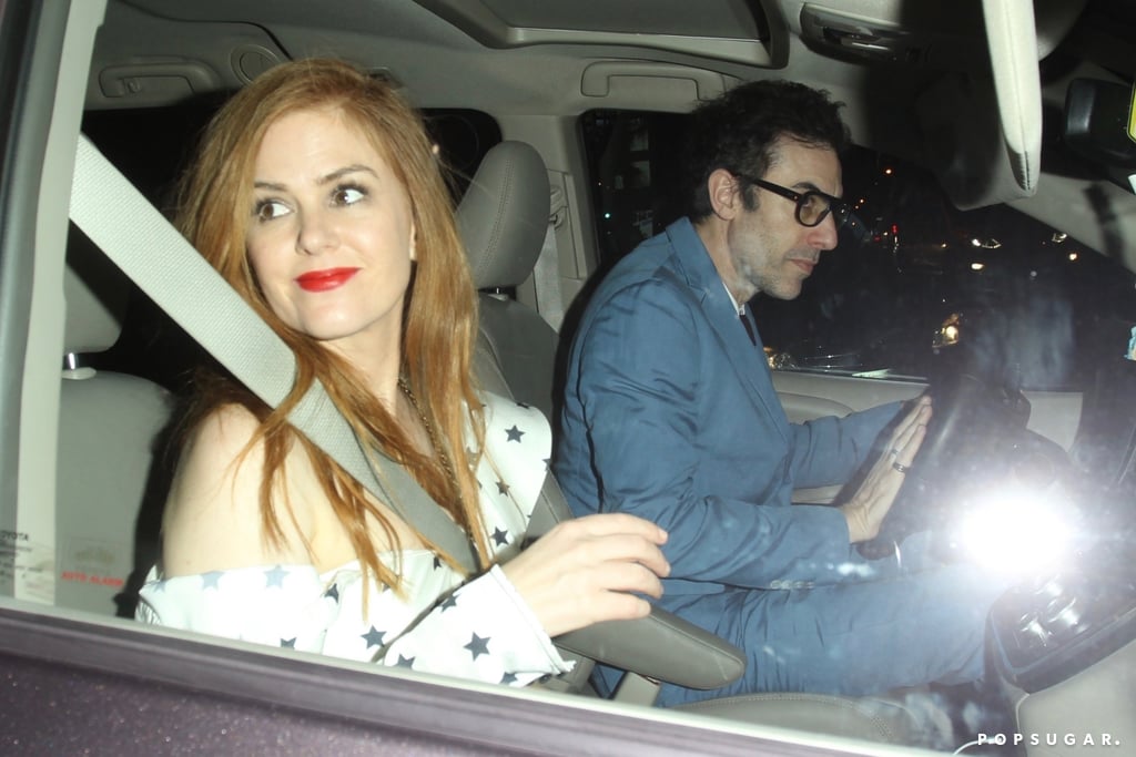 Isla Fisher and Sacha Baron Cohen