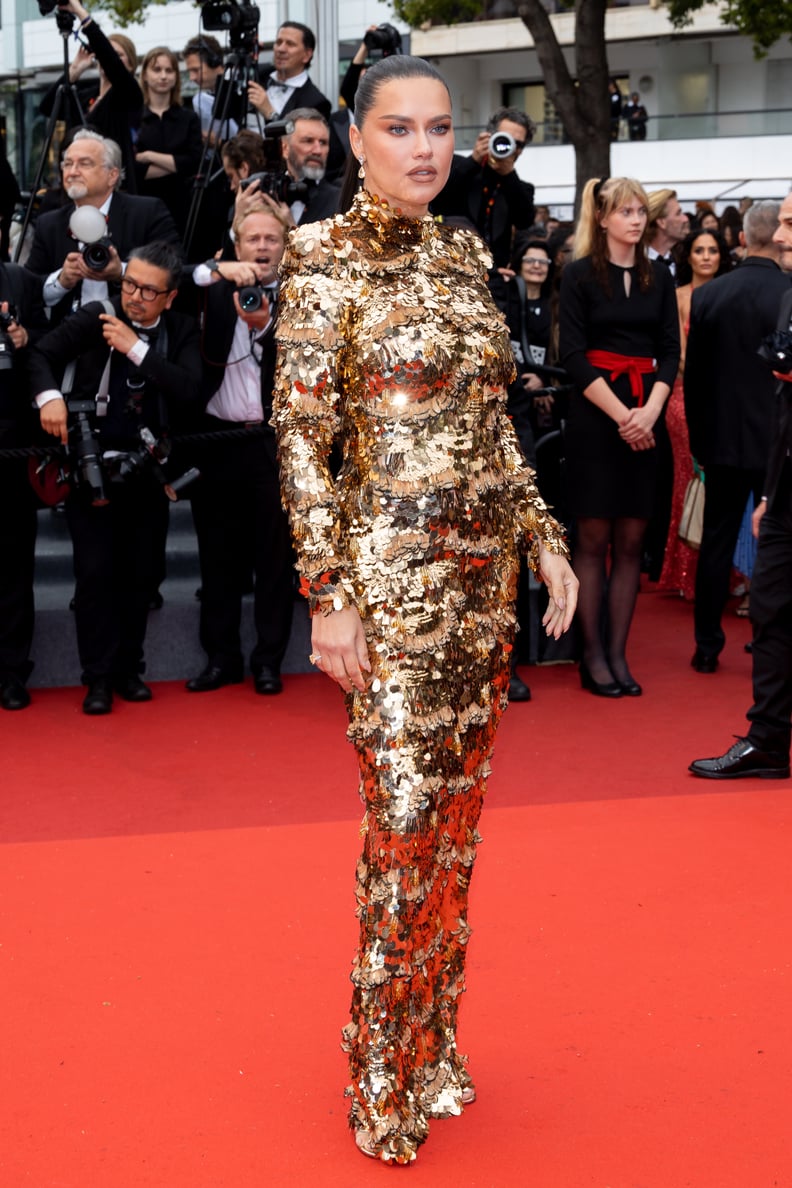 Adriana Lima at the "Killers Of The Flower Moon" Premiere at Cannes Film Festival