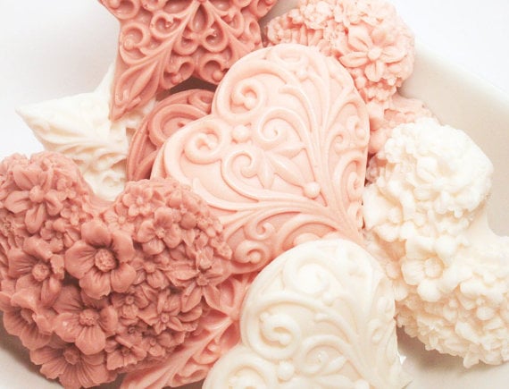 artisanal heart soaps