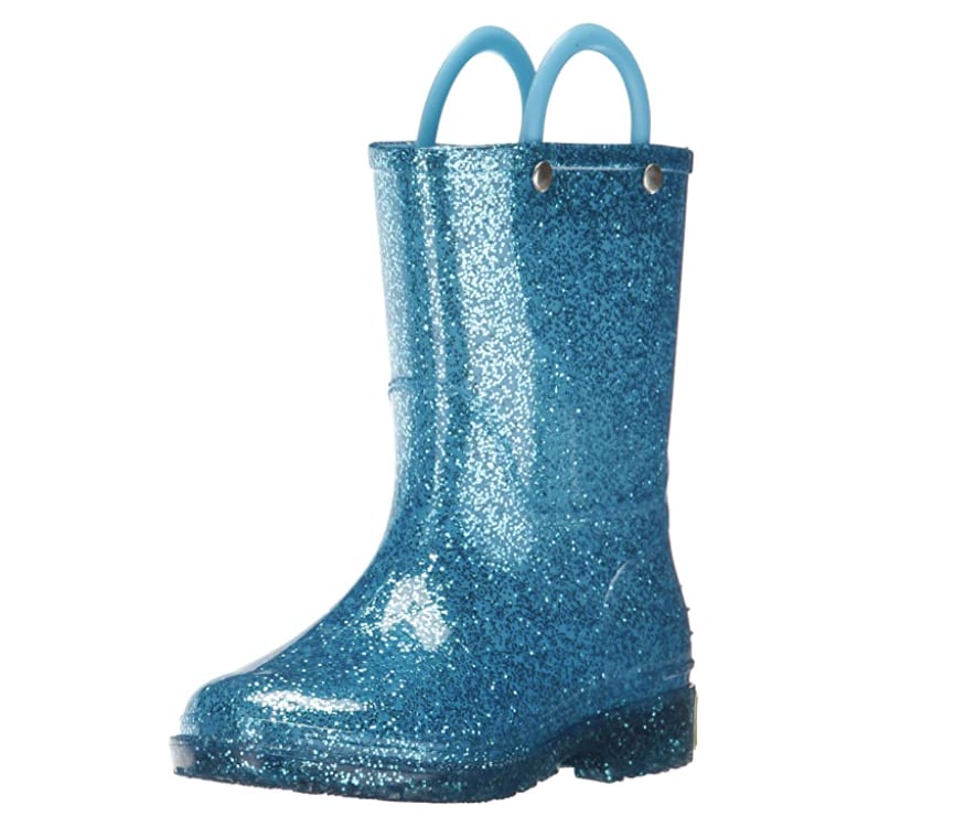 Western Chief Glitter Rain Boot in Turquoise