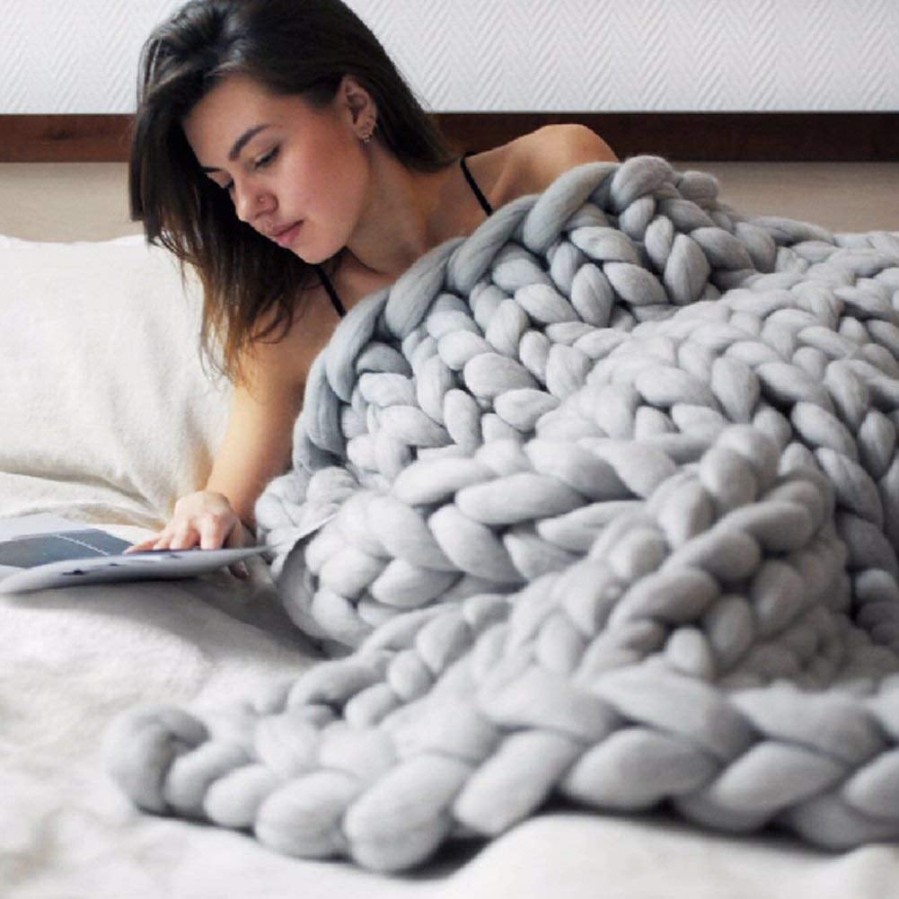Nishiguang Chunky Knit Blanket