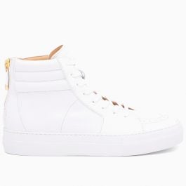 Buscemi 140 MM Zip White Sneakers