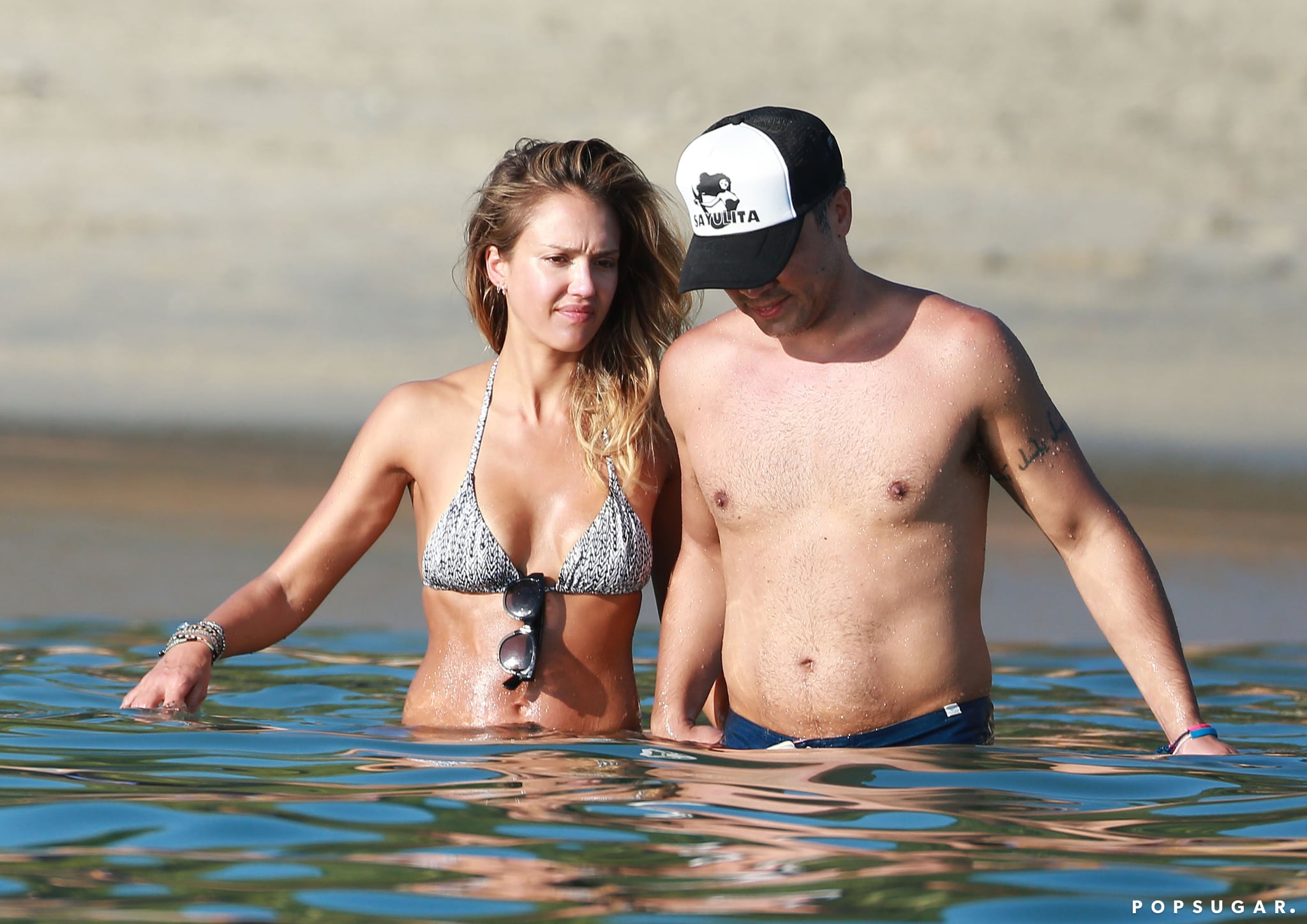 Jessica Alba and Cash Warren on the