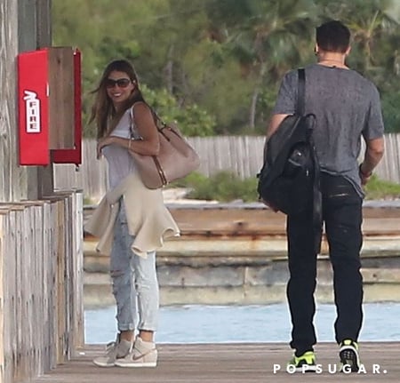 Sofia Vergara and Joe Manganiello Leaving Honeymoon