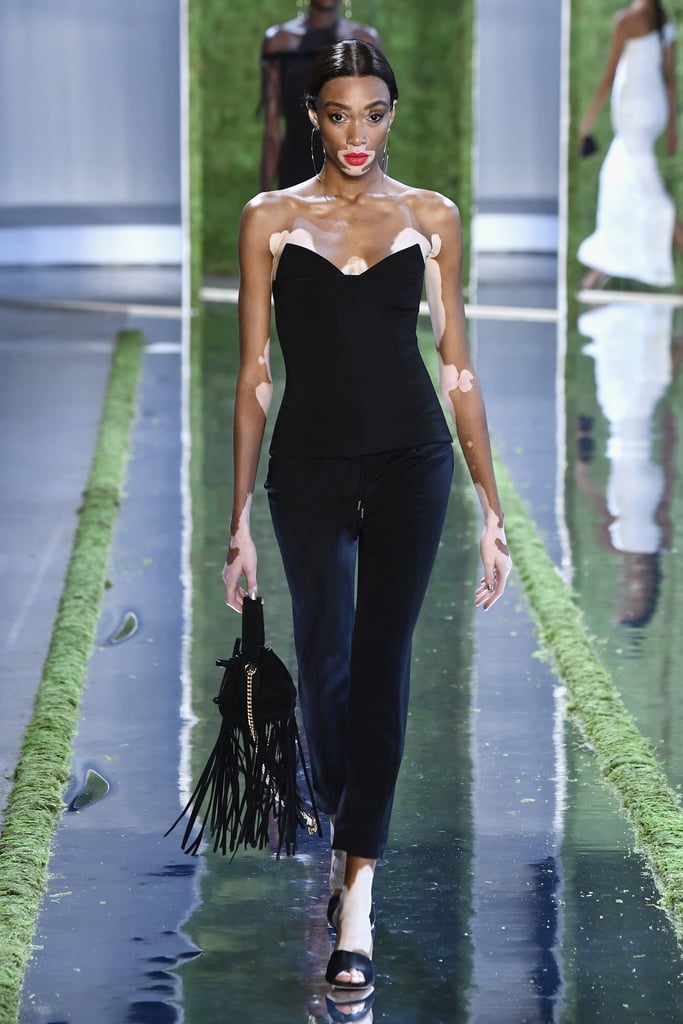 Winnie came to slay during this year's NYFW, walking for Cushnie.