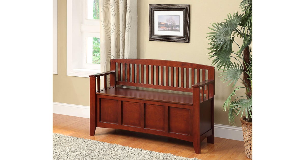 Linon Cynthia Storage Bench These 25 Linon Home Decor Items Are Incredibly Chic And Almost All Under 200 Popsugar Home Photo 15