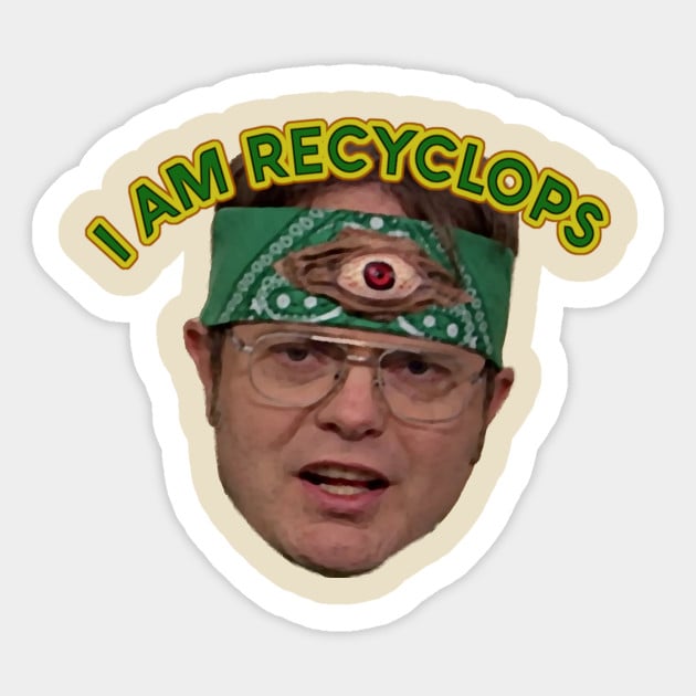 I Am Recyclops Sticker