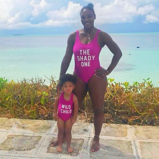Serena Williams Wears Matching Swimsuits With Olympia