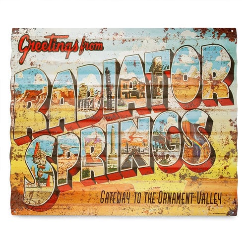 Radiator Springs Metal Sign