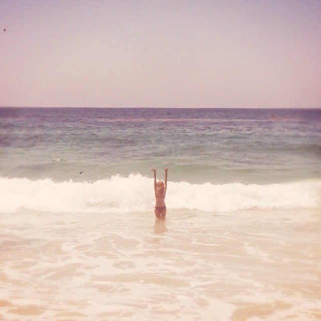 Lauren Conrad hit the beach. 
Source: Instagram user laurenconrad