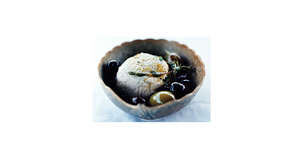 Goat Cheese With Olives, Lemon, and Thyme