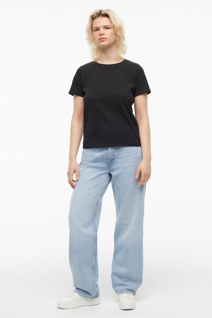 A Quality T-shirt: Good American x Zara Basic T-Shirt