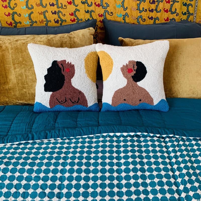 Jungalow Summer Time Hook Pillow Set by Justina Blakeney