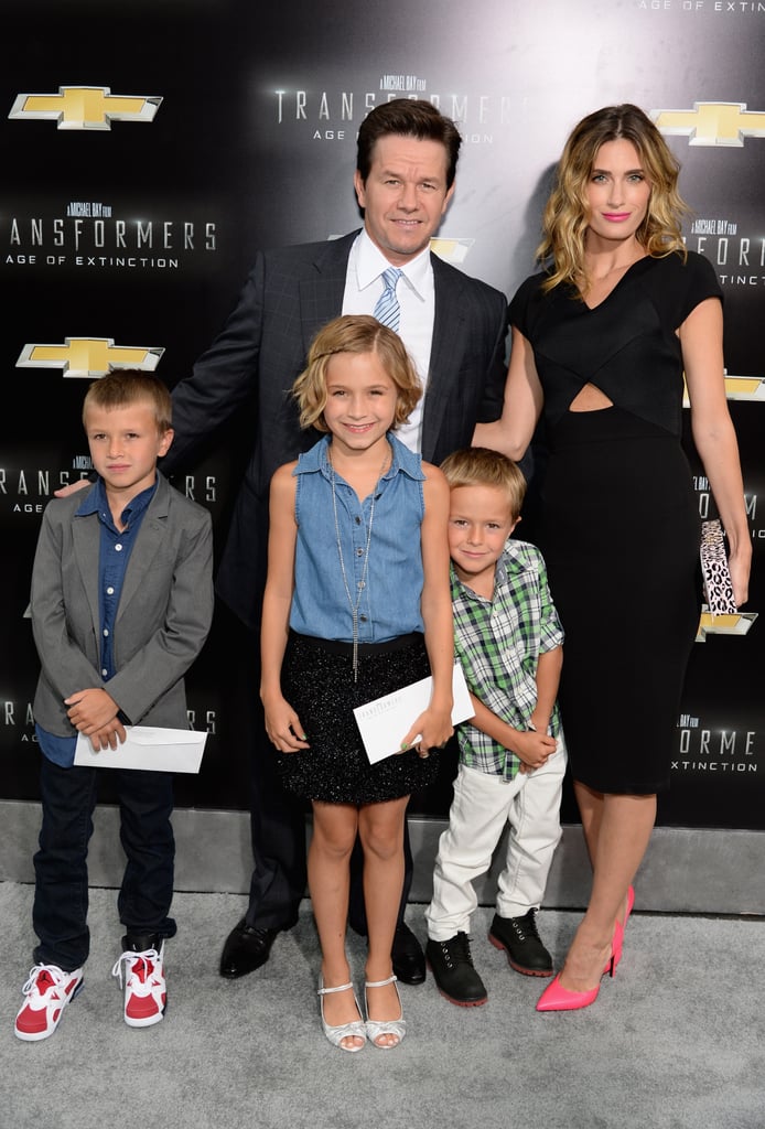 Mark Wahlberg made his Transformers: Age of Extinction NYC premiere a family affair with his wife, Rhea Durham, and their kids, Brendan, Ella Rae, and Michael on Wednesday.