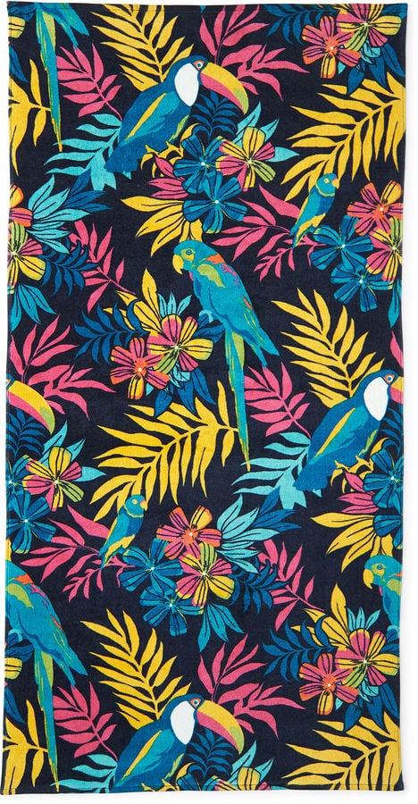 Toucans Printed Beach Towel