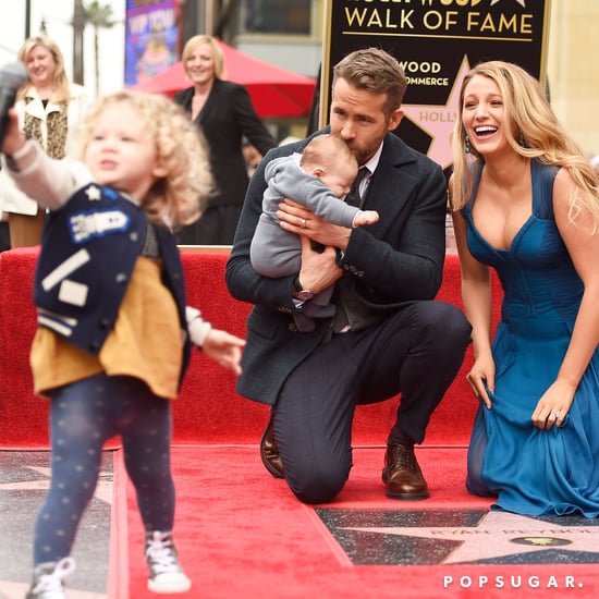 Ryan Reynolds and Family at Hollywood Walk of Fame Ceremony