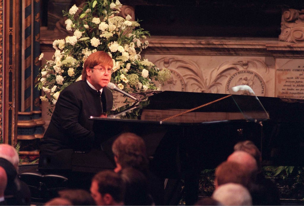 Elton John performed "Candle in the Wind" during Diana's funeral.