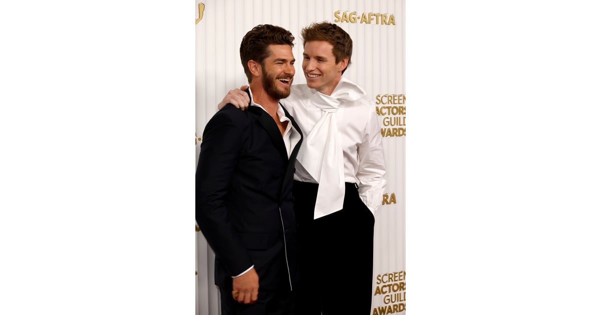 Andrew Garfield And Eddie Redmayne At The 2023 Sag Awards Andrew Garfield And Eddie Redmayne 