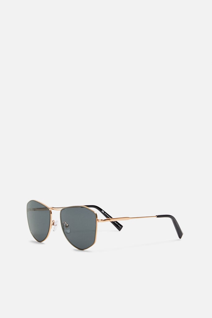 Zara Metallic Sunglasses | Jennifer Aniston Sunglasses | POPSUGAR ...