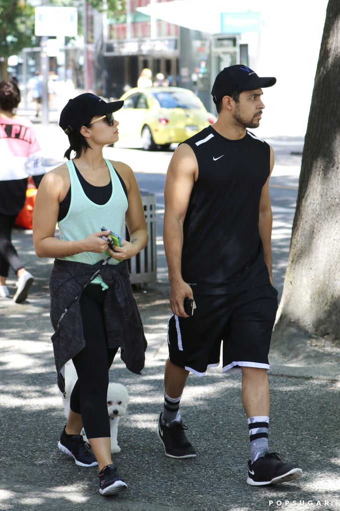 Demi Lovato and Wilmer Valderrama Walk Dog in Vancouver