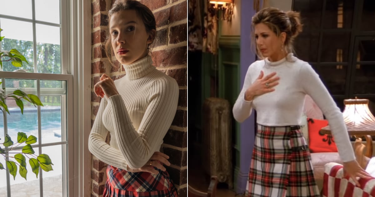 Millie Bobby Brown Dressed Up as Rachel From Friends For W