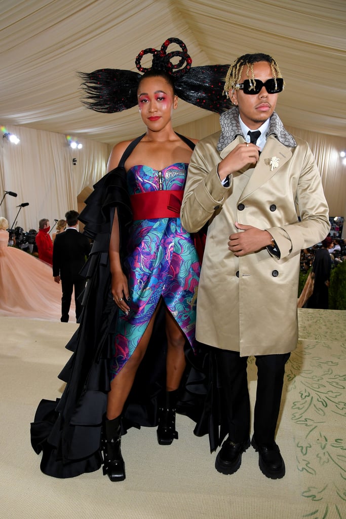 Naomi Osaka and Cordae at the Met Gala 2021