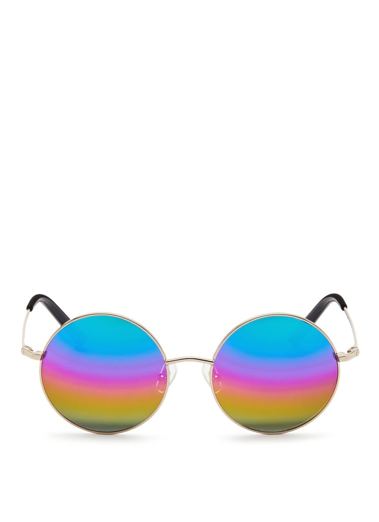 Matthew Williamson Round Metal Mirror Sunglasses ($325)