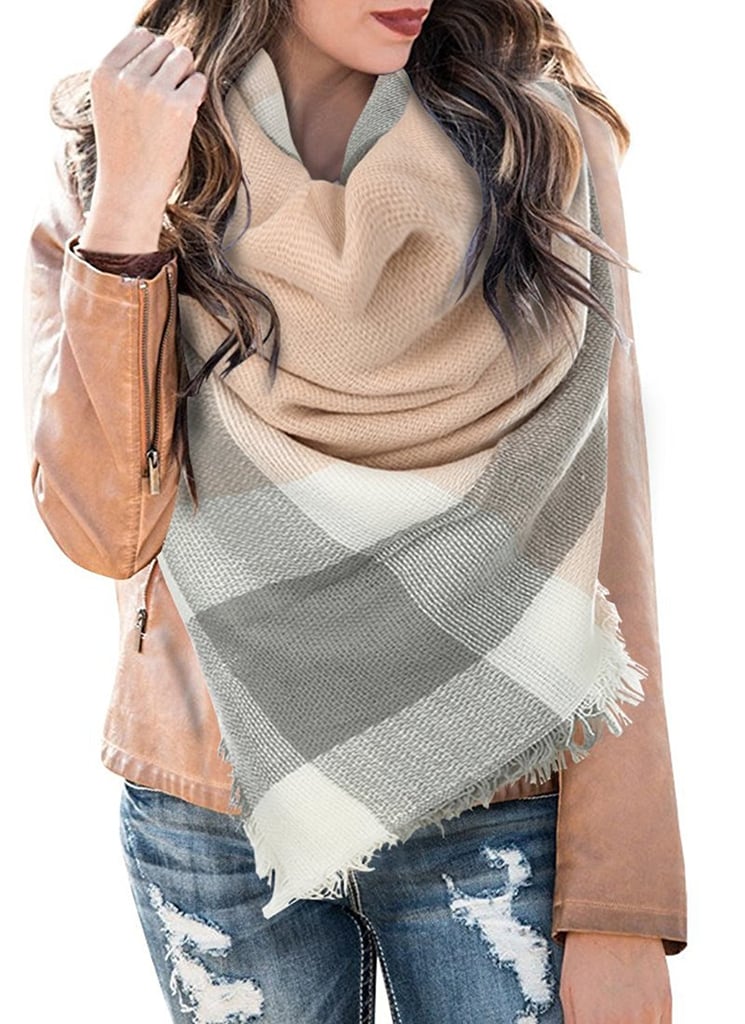 Huiyuzhi Plaid Blanket Scarf