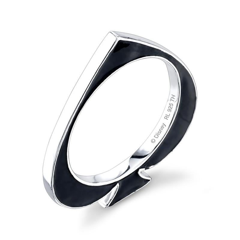 Alice in Wonderland Heart Single Stacker Ring