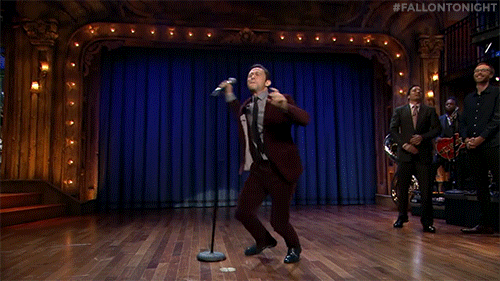 When he showed off his impressive showmanship.