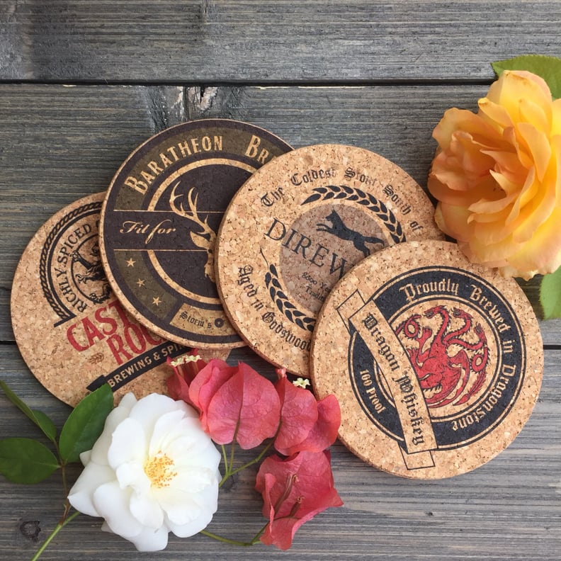 Game of Thrones Pub-Style Cork Coasters