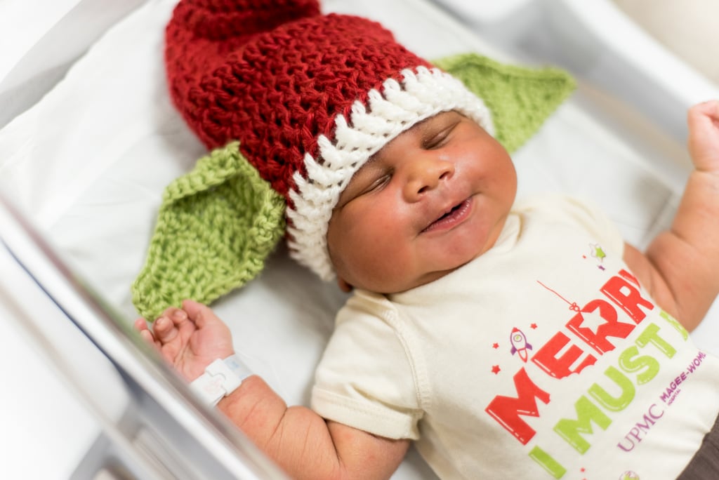 Babies Dressed as Baby Yoda For Christmas | Photos