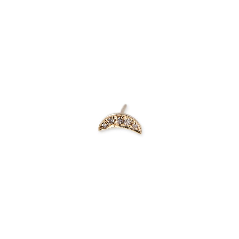 Jacquie Aiche Mini Moon Stud