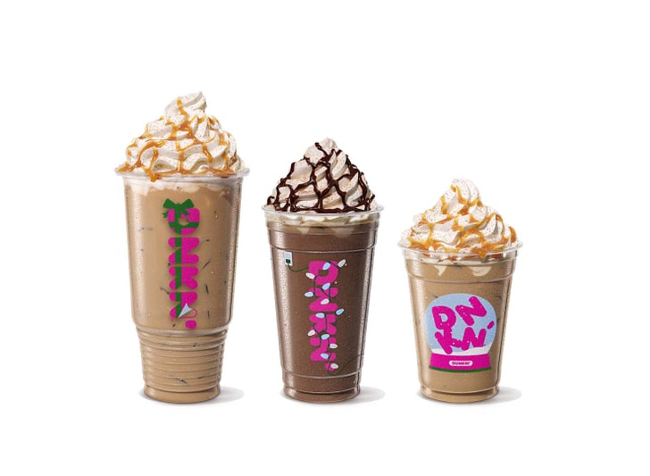Dunkin' Iced 2021 Holiday Drinks Check Out Dunkin' Donuts' Holiday