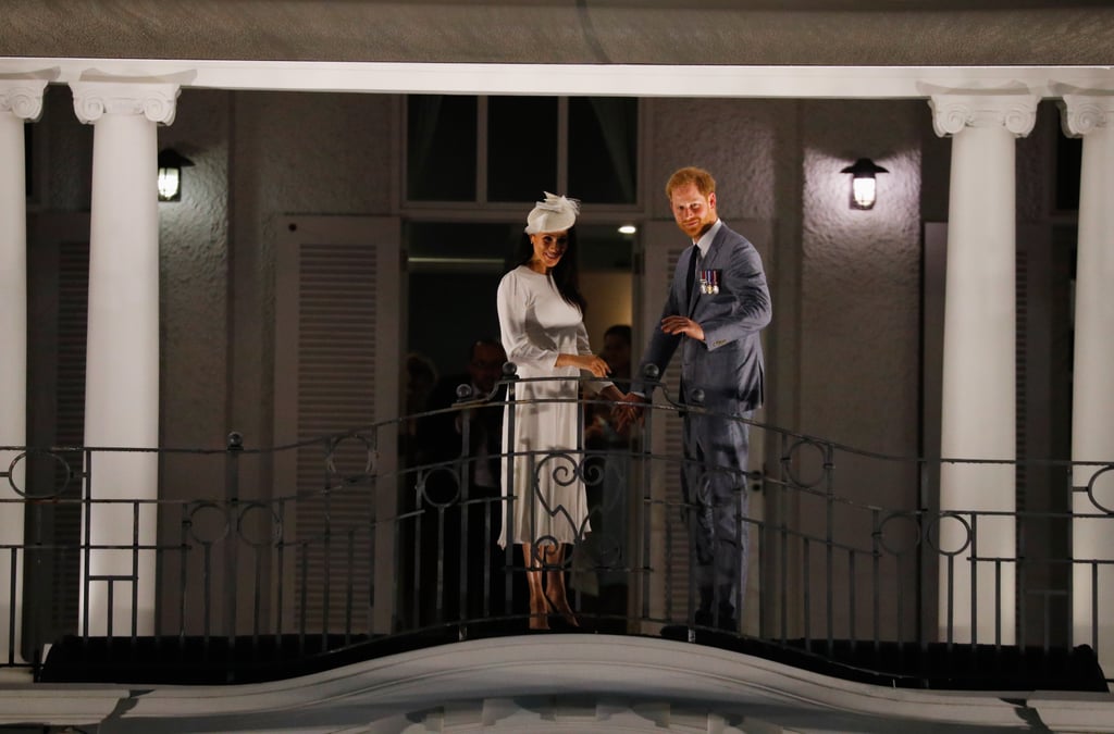 Harry, Meghan, and Queen Elizabeth at Grand Pacific Hotel