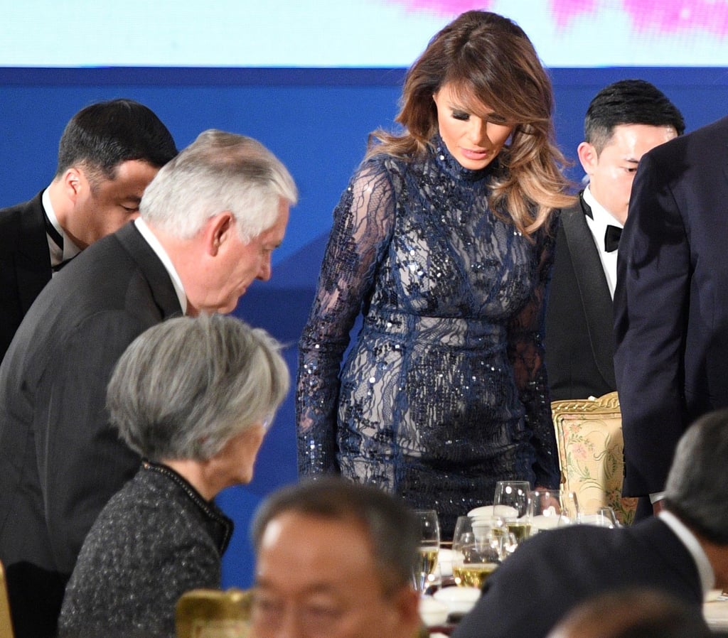 Melania Trump's Sheer Dress in South Korea