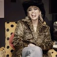 Miley Cyrus Looks Like a Total Rock Star in This Leopard-Print Coat and Cowboy Hat