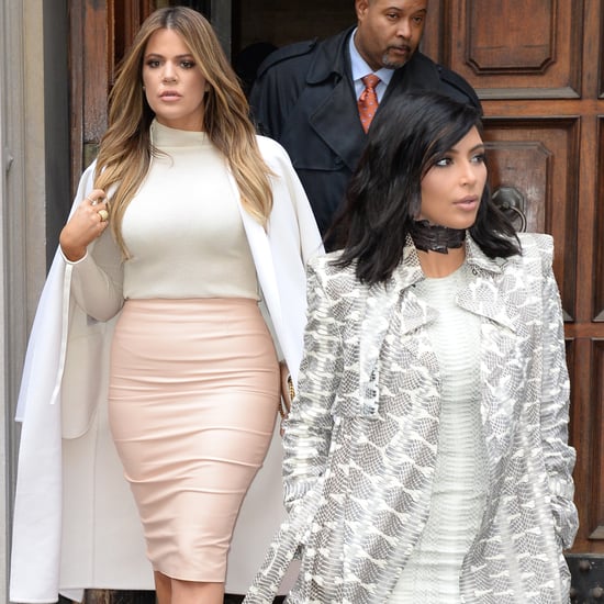 Khloe and Kim Kardashian Street Style