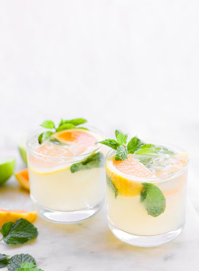 Grapefruit and Mint Mojito