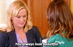 It consists mostly of Leslie telling Ann how beautiful she is.