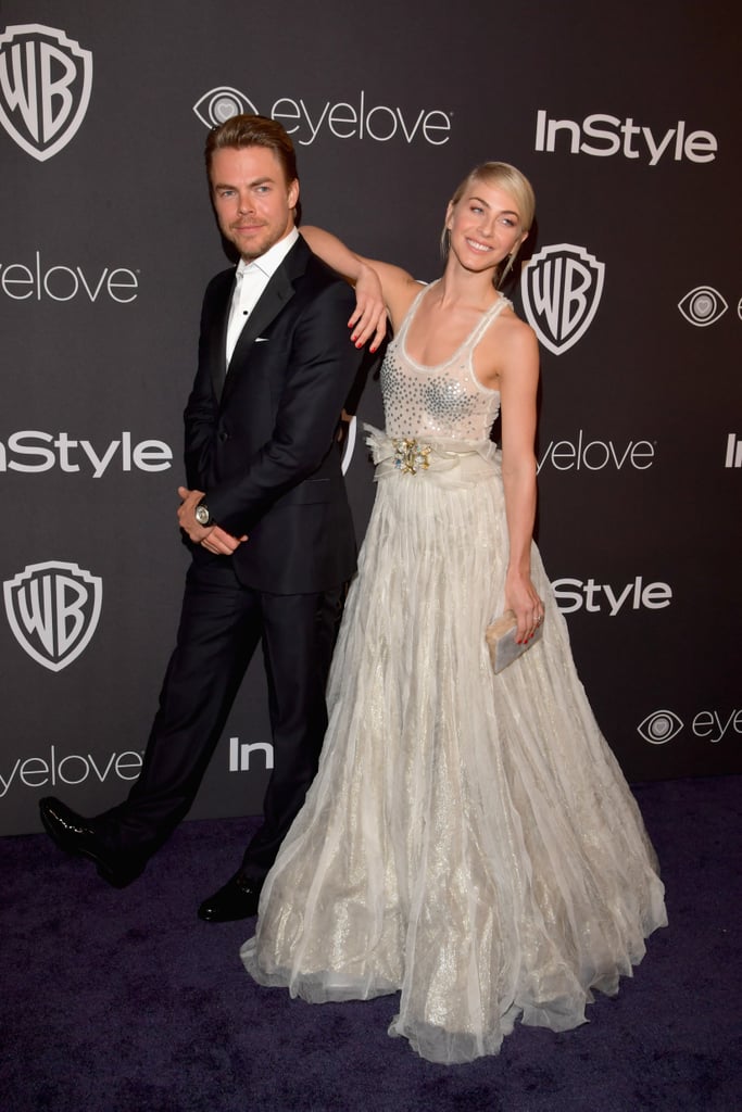 Julianne and Derek Hough at 2017 Golden Globes Afterparty