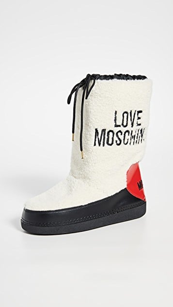 Moschino Shearling Snow Boots