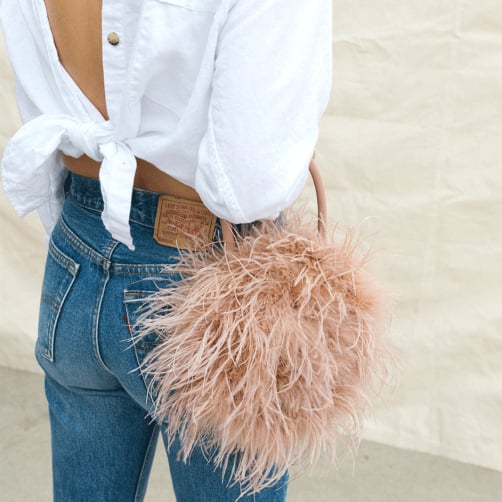 Loeffler Randall Zadie Feather Circle Tote