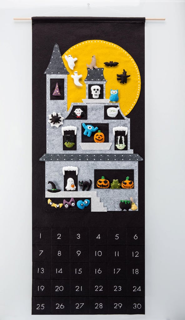 Pattern Felt Haunted Moonlit Calendar The Best Halloween Advent