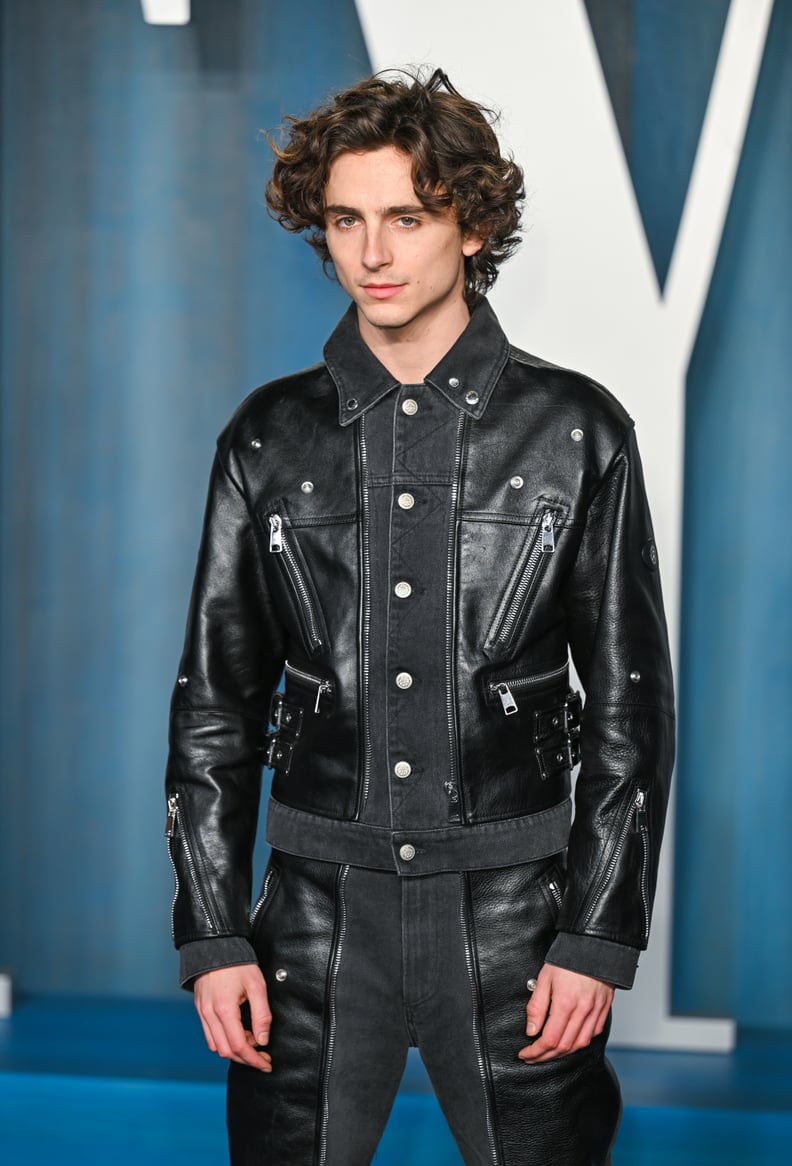 Timothée Chalamet Wearing Alexander McQueen at the 2022 Oscars Afterparty