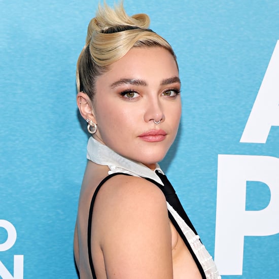 Florence Pugh Valentino Tie Dress at A Good Person Screening