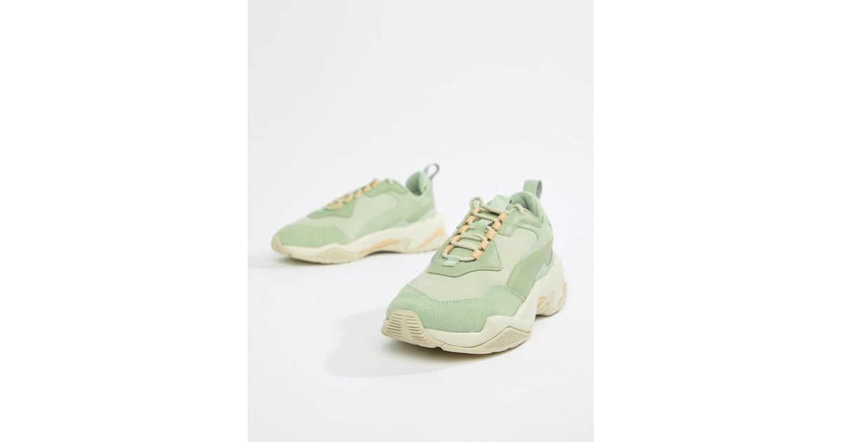 Puma Desert Green Sneakers | 5 Sneaker Trends Replacing the "Chunky Dad" — Yep, It's Happening | POPSUGAR Fashion Photo 38