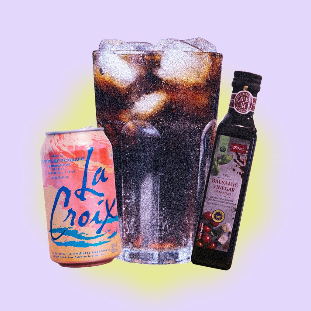 I Tried TikTok's Balsamic Vinegar and Seltzer "Healthy Coke" POPSUGAR